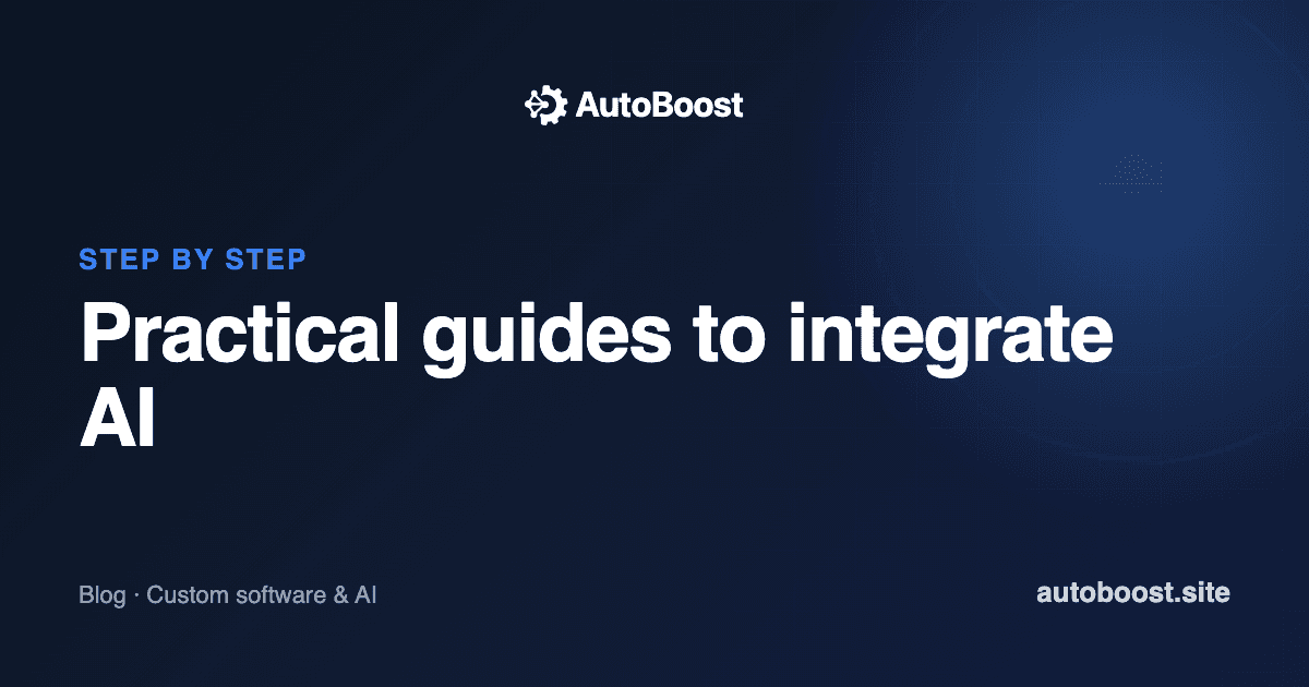 How to connect AI to your ERP without losing your mind